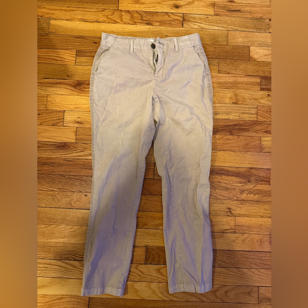 Gap Girlfriend Chinos in Khaki